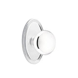 Emtek - Passage, Oval Rosette, Providence Knob, US26 - Polished Chrome