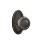 Emtek - Passage, Oval Rosette, Ribbon and Reed Knob, US10B - Oil Rubbed Bronze