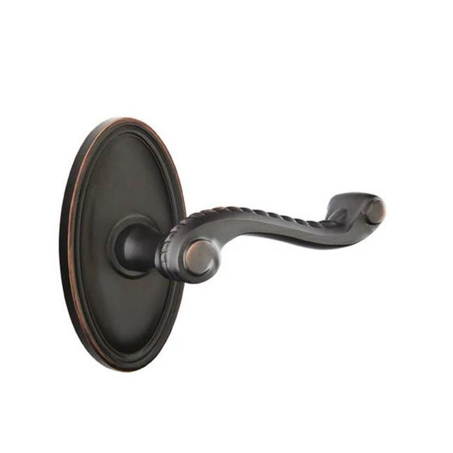Emtek - Dummy, Oval Rosette, Rope Lever, US10B - Oil Rubbed Bronze