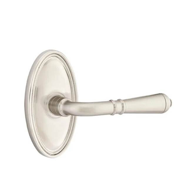 Emtek - Dummy, Oval Rosette, Turino Lever, US15 - Satin Nickel
