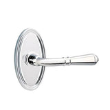 Emtek - Privacy, Oval Rosette, Turino Lever, RH, US26 - Polished Chrome