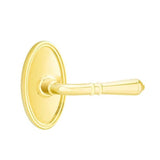 Emtek - Dummy, Oval Rosette, Turino Lever, US3 Lifetime - Polished Brass