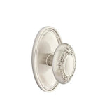 Emtek - Concealed, Privacy, Oval Rosette, Victoria Knob, US15 - Satin Nickel