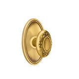 Emtek - Concealed, Privacy, Oval Rosette, Victoria Knob, US7 - French Antique
