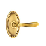 Emtek - Concealed, Passage, Oval Rosette, Wembley Lever, US7 - French Antique