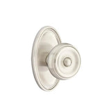 Emtek - Concealed, Passage, Oval Rosette, Waverly Knob, US15 - Satin Nickel