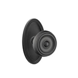 Emtek - Dummy, Oval Rosette, Waverly Knob, US19 - Flat Black