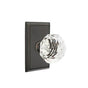 Emtek - Dummy, Rectangular Rosette, Diamond Crystal Knob, US10B - Oil Rubbed Bronze