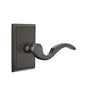 Emtek - Passage, Rectangular Rosette, Cortina Lever, RH, US10B - Oil Rubbed Bronze