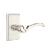 Emtek - Dummy, Rectangular Rosette, Coventry Lever, US15 - Satin Nickel