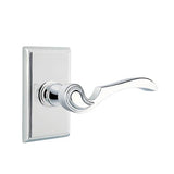 Emtek - Dummy, Rectangular Rosette, Coventry Lever, US26 - Polished Chrome