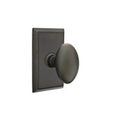 Emtek - Concealed, Passage, Rectangular Rosette, Egg Knob, US10B - Oil Rubbed Bronze
