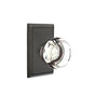 Emtek - Privacy, Rectangular Rosette, Georgetown Knob, US10B - Oil Rubbed Bronze