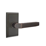 Emtek - Passage, Rectangular Rosette, Milano Lever, RH, US10B - Oil Rubbed Bronze