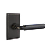Emtek - Privacy, Rectangular Rosette, Manning Lever, RH, US10B - Oil Rubbed Bronze