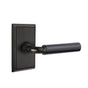 Emtek - Concealed, Privacy, Rectangular Rosette, Manning Lever, US10B - Oil Rubbed Bronze