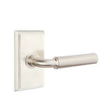Emtek - Passage, Rectangular Rosette, Manning Lever, RH, US15 - Satin Nickel