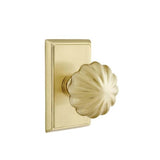 Emtek - Passage, Rectangular Rosette, Melon Knob, US4 - Satin Brass