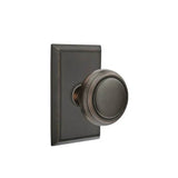 Emtek - Concealed, Privacy, Rectangular Rosette, Norwich Knob, US10B - Oil Rubbed Bronze