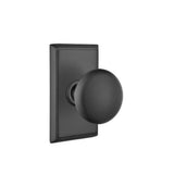Emtek - Dummy, Rectangular Rosette, Providence Knob, US19 - Flat Black