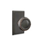 Emtek - Concealed, Passage, Rectangular Rosette, Ribbon and Reed Knob, US10B - Oil Rubbed Bronze