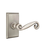 Emtek - Dummy, Rectangular Rosette, Rustic Lever, US15A - Pewter