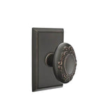 Emtek - Dummy, Rectangular Rosette, Victoria Knob, US10B - Oil Rubbed Bronze