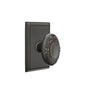 Emtek - Concealed, Passage, Rectangular Rosette, Victoria Knob, US10B - Oil Rubbed Bronze