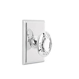 Emtek - Passage, Rectangular Rosette, Victoria Knob, US26 - Polished Chrome