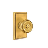 Emtek - Concealed, Privacy, Rectangular Rosette, Waverly Knob, US7 - French Antique