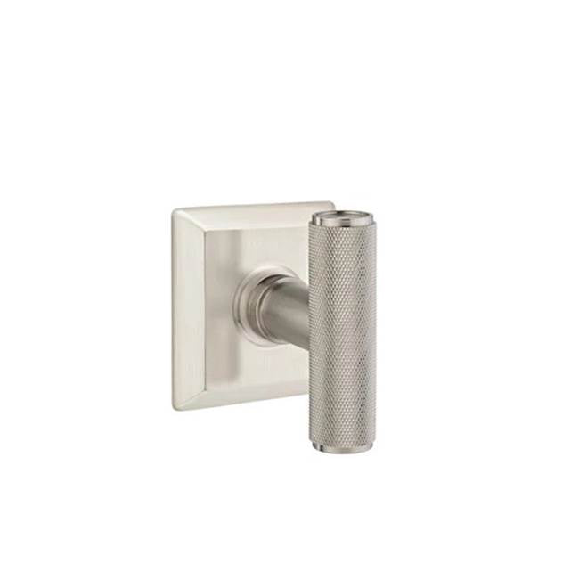 Emtek - Concealed, Passage, Quincy Rosette, The Ace Knurled Knob, US15 - Satin Nickel