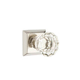 Emtek - Passage, Quincy Rosette, Astoria Crystal Knob, US14 - Polished Nickel