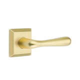 Emtek - Passage, Quincy Rosette, Basel Lever, RH, US4 - Satin Brass
