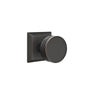 Emtek - Passage, Quincy Rosette, Bern Knob, US10B - Oil Rubbed Bronze