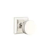 Emtek - Passage, Quincy Rosette, Bern Knob, US14 - Polished Nickel