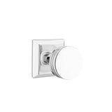 Emtek - Passage, Quincy Rosette, Bern Knob, US26 - Polished Chrome
