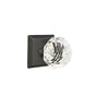 Emtek - Concealed, Privacy, Quincy Rosette, Diamond Crystal Knob, US10B - Oil Rubbed Bronze