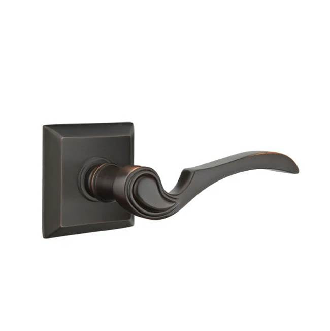 Emtek - Passage, Quincy Rosette, Coventry Lever, LH, US10B - Oil Rubbed Bronze