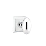 Emtek - Passage, Quincy Rosette, Egg Knob, US26 - Polished Chrome