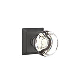 Emtek - Concealed, Passage, Quincy Rosette, Georgetown Knob, US19 - Flat Black