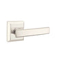 Emtek - Dummy, Quincy Rosette, Geneva Lever, US14 - Polished Nickel