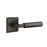 Emtek - Passage, Quincy Rosette, Hercules Lever, LH, US10B - Oil Rubbed Bronze