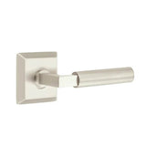 Emtek - Passage, Quincy Rosette, Hercules Lever, LH, US15 - Satin Nickel