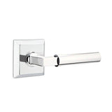 Emtek - Privacy, Quincy Rosette, Hercules Lever, LH, US26 - Polished Chrome