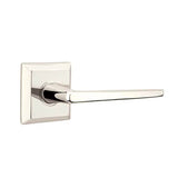 Emtek - Passage, Quincy Rosette, Hermes Lever, RH, US14 - Polished Nickel
