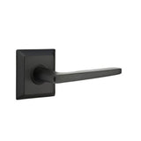 Emtek - Passage, Quincy Rosette, Hermes Lever, LH, US19 - Flat Black