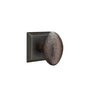Emtek - Passage, Quincy Rosette, Hammered Egg Knob, US10B - Oil Rubbed Bronze