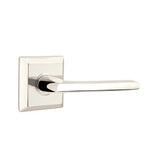 Emtek - Concealed, Privacy, Quincy Rosette, Helios Lever, US14 - Polished Nickel