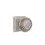 Emtek - Passage, Quincy Rosette, Lancaster Knob, US15A - Pewter