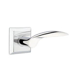 Emtek - Privacy, Quincy Rosette, Mercury Lever, RH, US26 - Polished Chrome